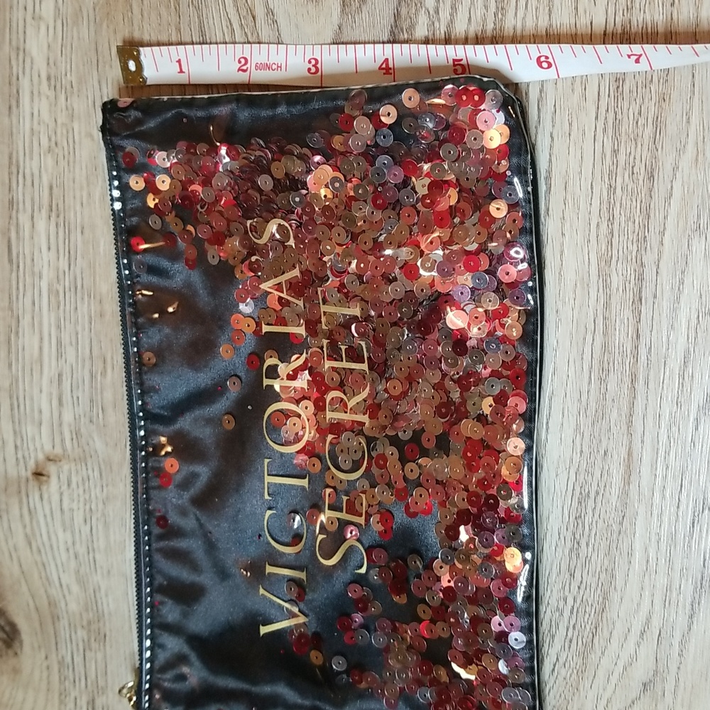 Victoria's Secret Black Sequined Wristlet - Picture 5 of 9